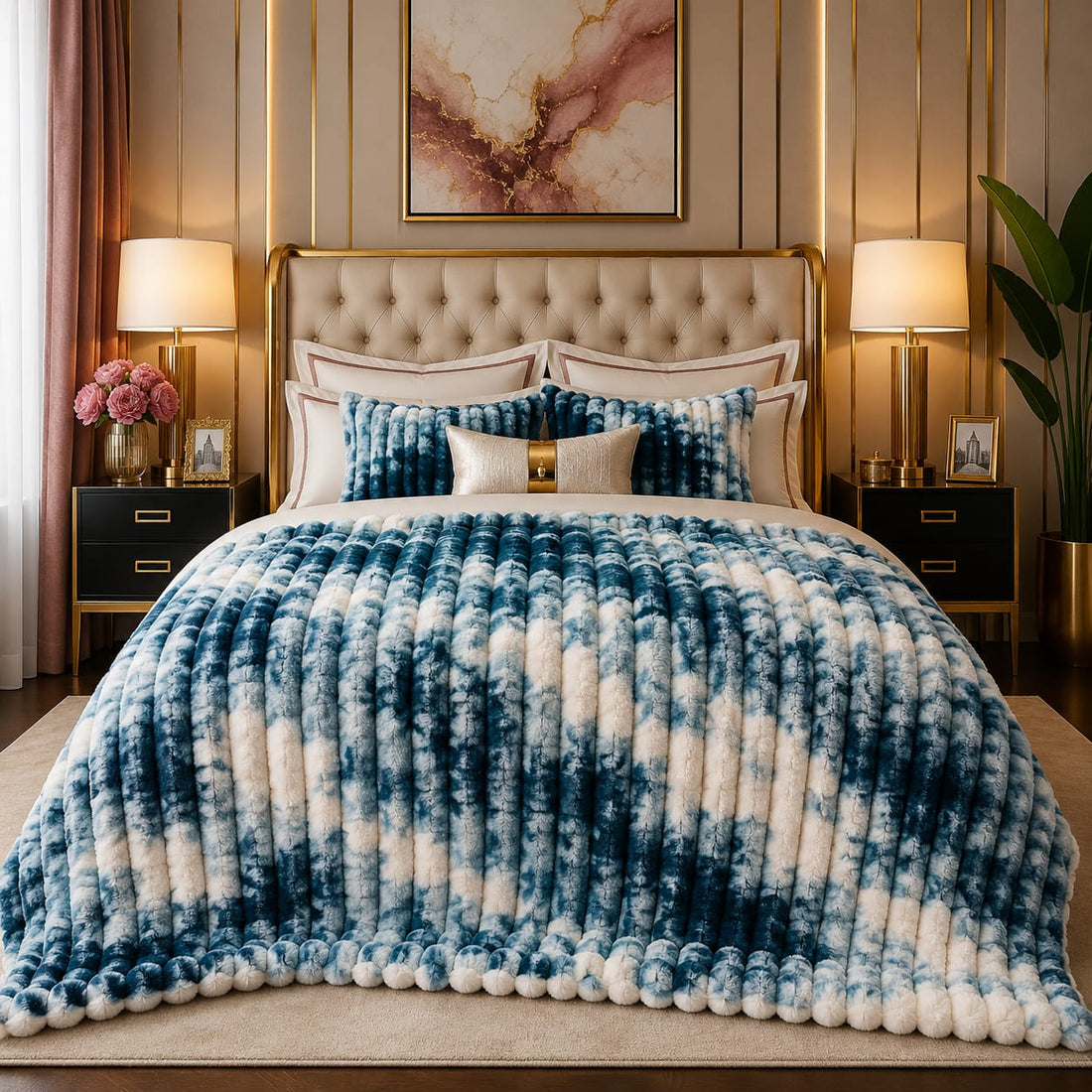 New arrivals fluffy Blankets Fleece AC Blankets