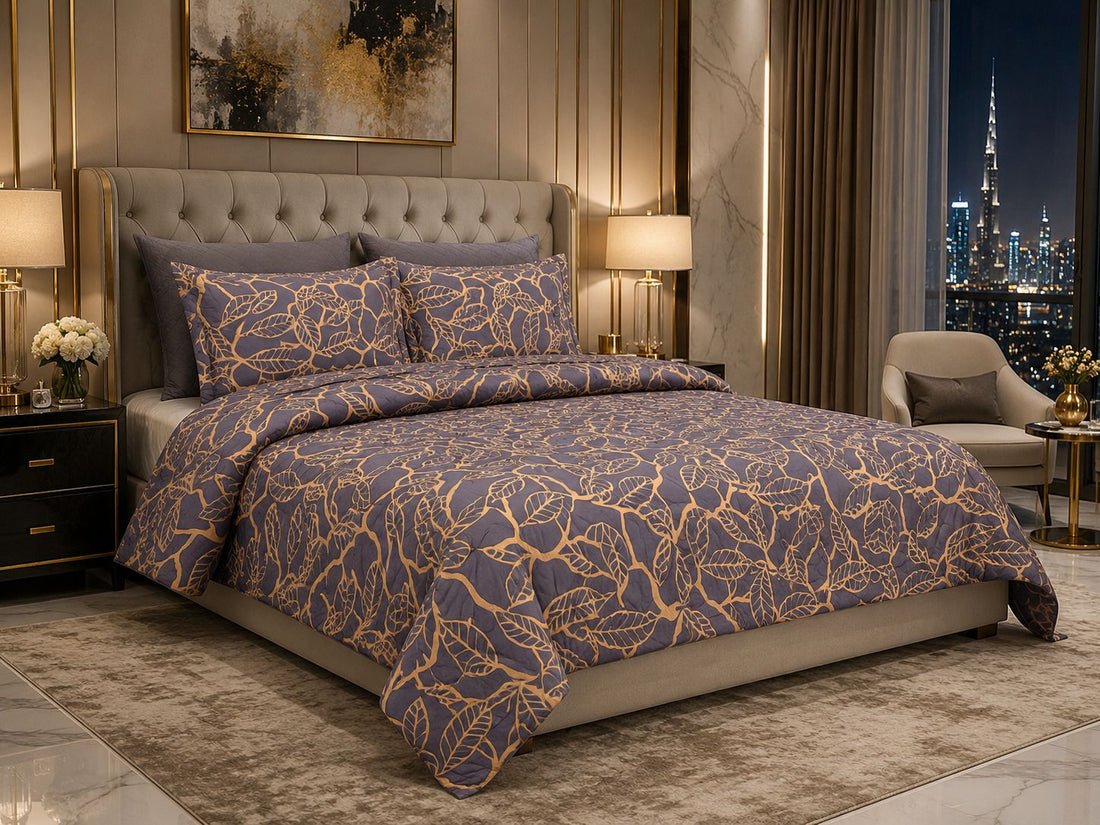 6 pc pure cotton comforter set